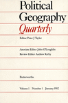 Go to journal home page - Political Geography Quarterly